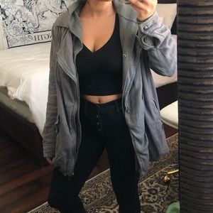 Free people coat/sweater with hoodie